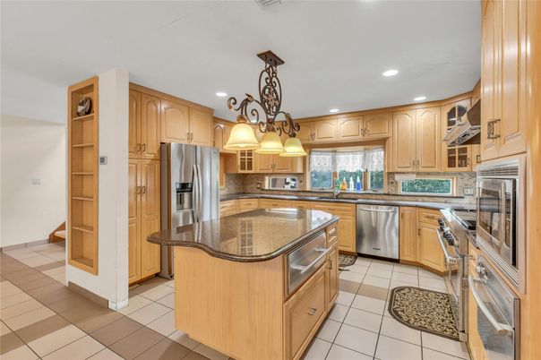 Interior, Kitchen, Recessed Lighting, Stainless Steel Appliances