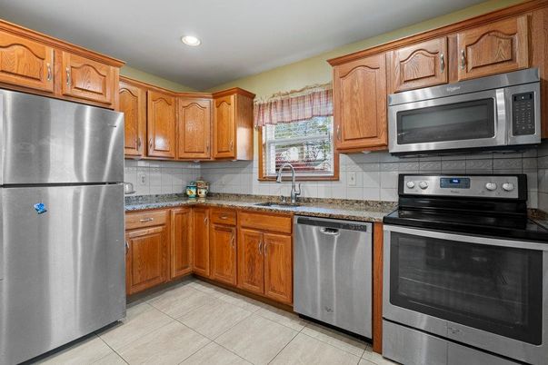Interior, Kitchen, Recessed Lighting, Stainless Steel Appliances