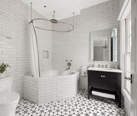 Bathroom, Free Standing Baths, Interior, Stone Walls