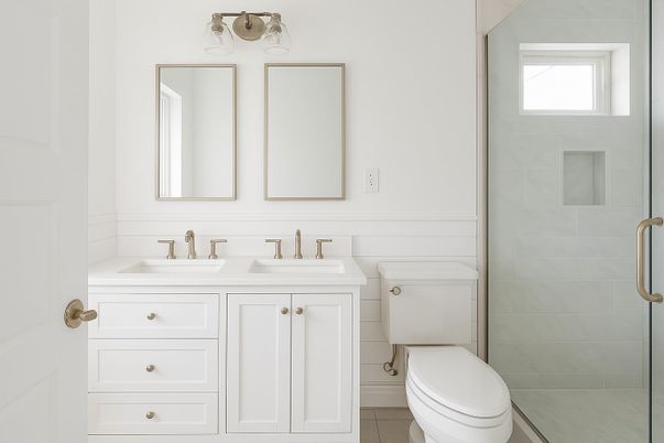 Bathroom, Glass Shower, Interior
