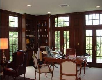 Home Office, Interior, Recessed Lighting