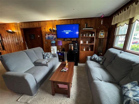 Interior, Living room, Wooden Walls