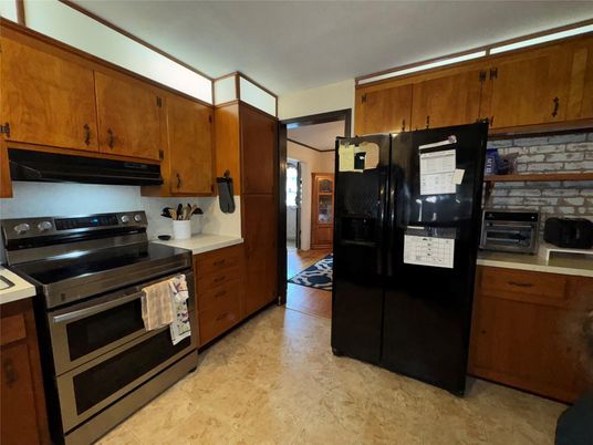 Interior, Kitchen, Wood Texture Flooring