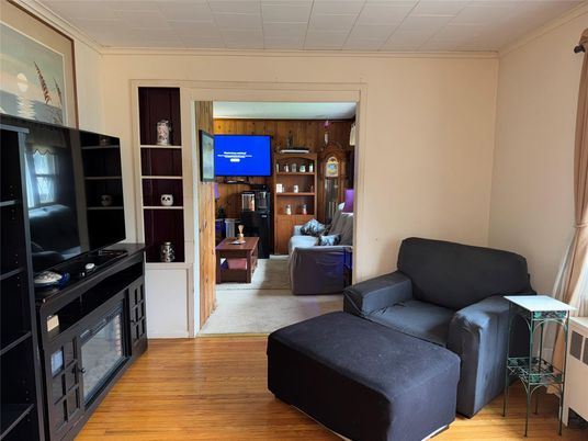 Interior, Living room, Wood Texture Flooring, Wooden Walls