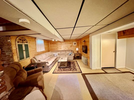 Interior, Living room, Stone Walls, Wooden Walls