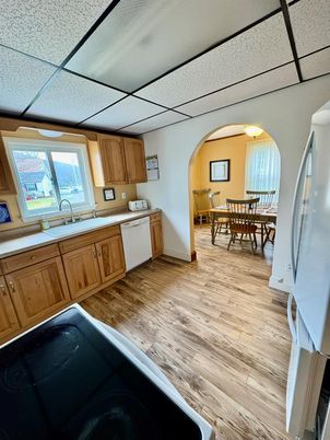 Dining room, Interior, Kitchen, Wood Texture Flooring