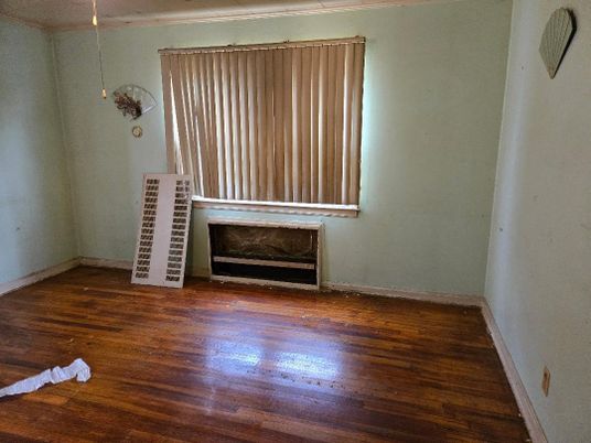 Empty room, Fireplace, Interior, Wood Texture Flooring