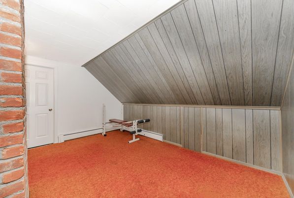 Empty room, Fitness Equipment, Interior, Stone Walls