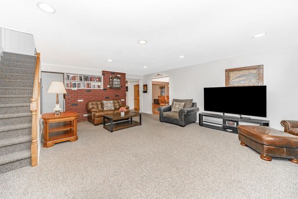 Interior, Living room, Recessed Lighting