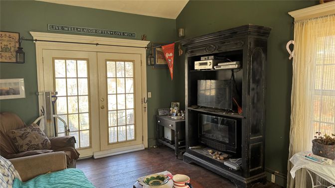 Fireplace, Interior, Wood Texture Flooring