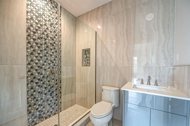 Bathroom, Glass Shower, Interior