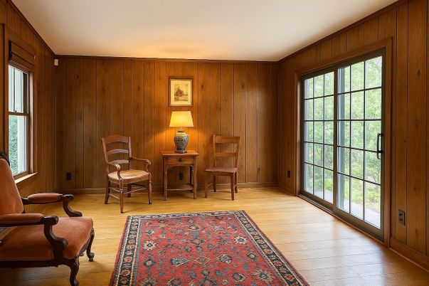 Interior, Wood Texture Flooring, Wooden Walls