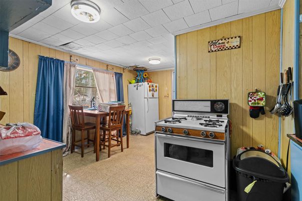 Dining room, Interior, Kitchen, Wooden Walls