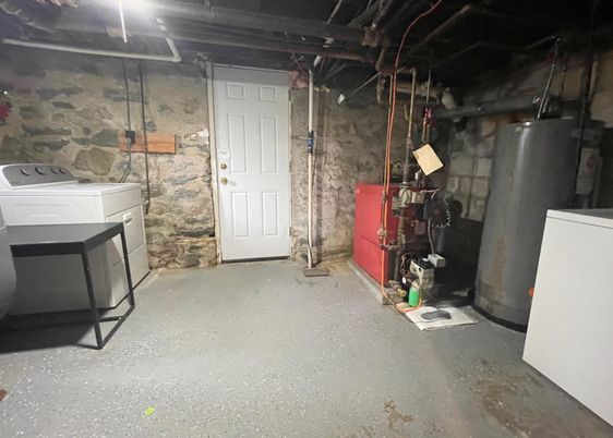 Interior, Stone Walls, Washer