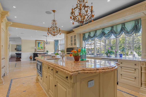 Chandelier, Interior, Kitchen, Recessed Lighting