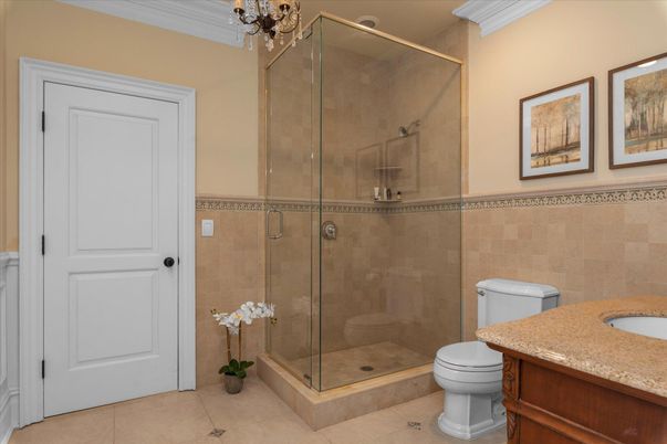 Bathroom, Glass Shower, Interior