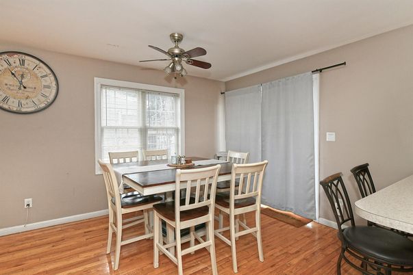 Dining room, Interior, Wood Texture Flooring