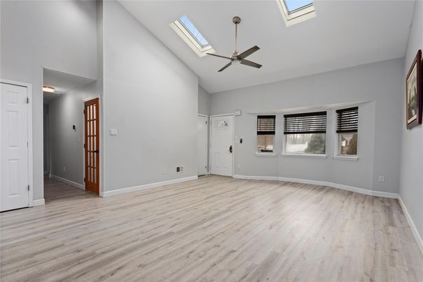 Empty room, Interior, Wood Texture Flooring