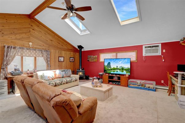 Fireplace, Interior, Living room, Wooden Walls