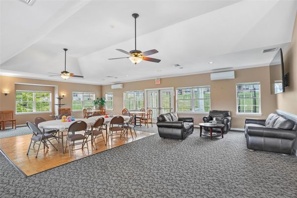 Dining room, Interior, Living room, Recessed Lighting, Wood Texture Flooring