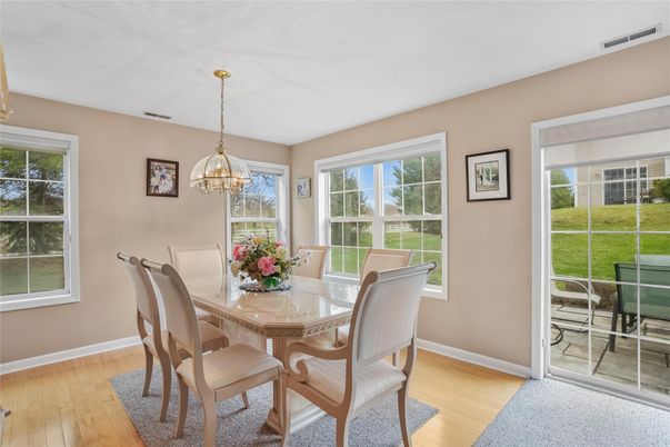 Chandelier, Dining room, Interior, Pendant Lights, Wood Texture Flooring
