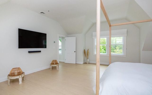 Bedroom, Interior, Wood Texture Flooring