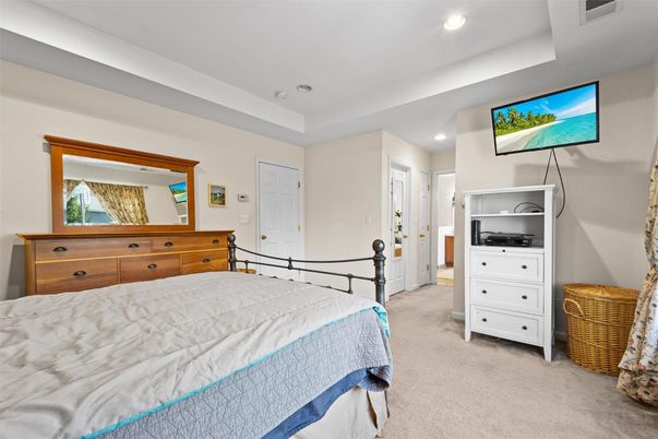 Bedroom, Interior, Recessed Lighting