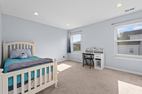Bedroom, Home Office, Interior, Recessed Lighting