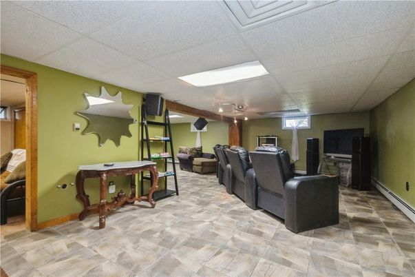 Home Theatre Room, Interior, Recessed Lighting