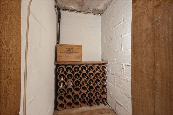 Interior, Stone Walls, Wine Storage