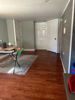 Home Office, Interior, Wood Texture Flooring