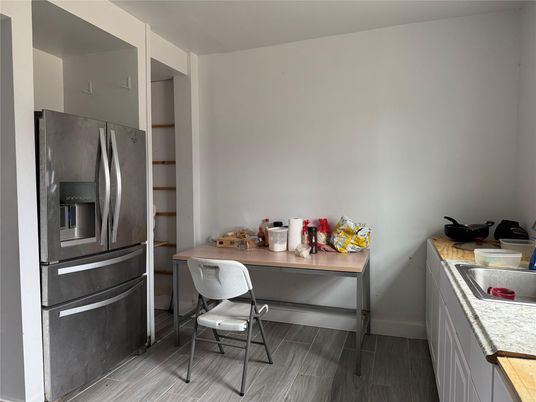 Interior, Kitchen, Wood Texture Flooring