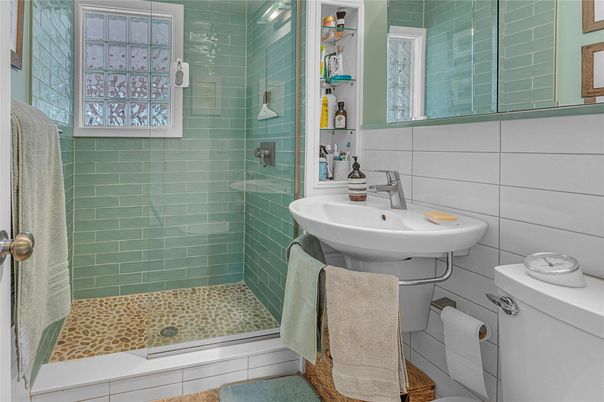 Bathroom, Glass Shower, Interior