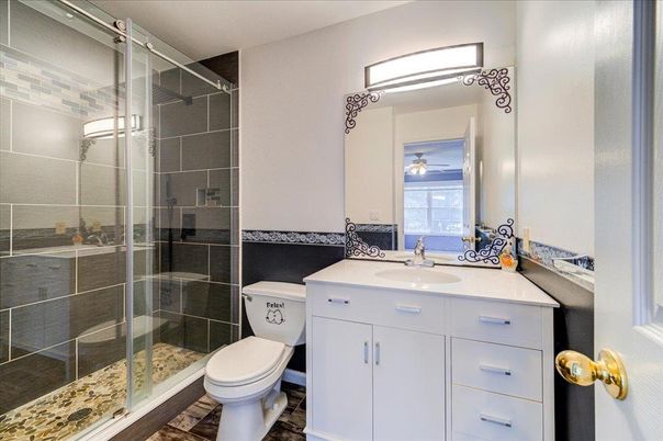 Bathroom, Glass Shower, Interior
