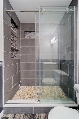 Bathroom, Glass Shower, Interior