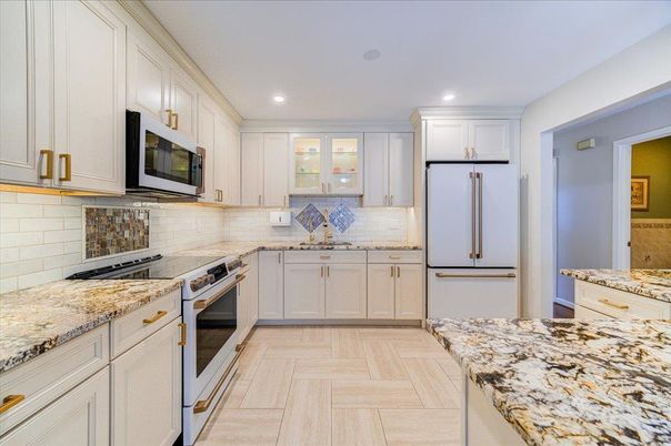Interior, Kitchen, Recessed Lighting, Stainless Steel Appliances
