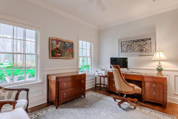 Home Office, Interior, Wood Texture Flooring