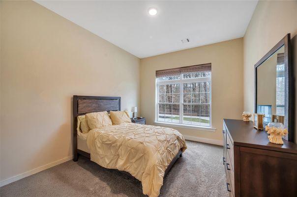 Bedroom, Interior, Recessed Lighting