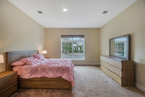 Bedroom, Interior, Recessed Lighting