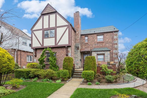 Exterior, Facade, Brick Facade, Tudor Revival
