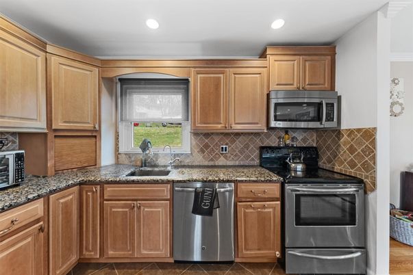 Interior, Kitchen, Recessed Lighting, Stainless Steel Appliances