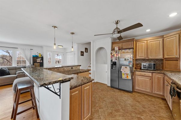 Interior, Kitchen, Pendant Lights, Recessed Lighting