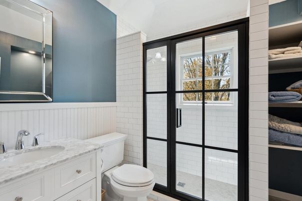 Bathroom, Glass Shower, Interior