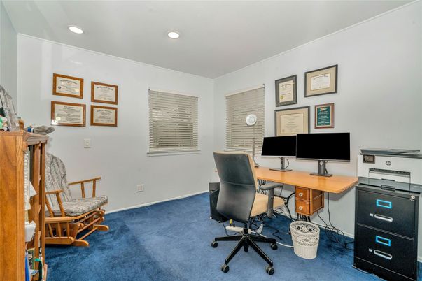 Home Office, Interior, Recessed Lighting
