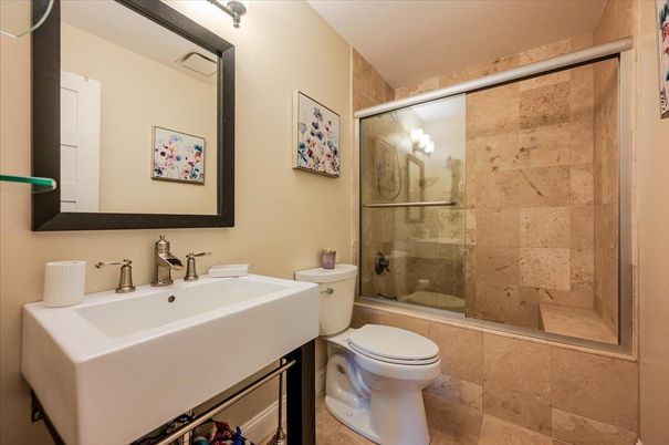 Bathroom, Glass Shower, Interior