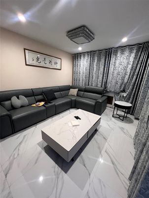 Interior, Living room, Marble, Recessed Lighting