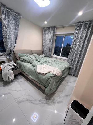 Bedroom, Interior, Marble, Recessed Lighting