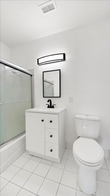 Bathroom, Glass Shower, Interior