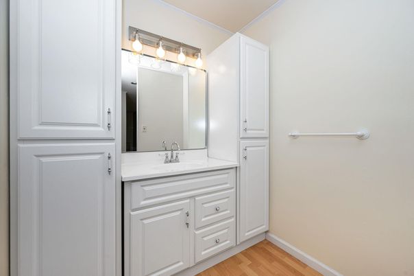 Bathroom, Interior, Wood Texture Flooring