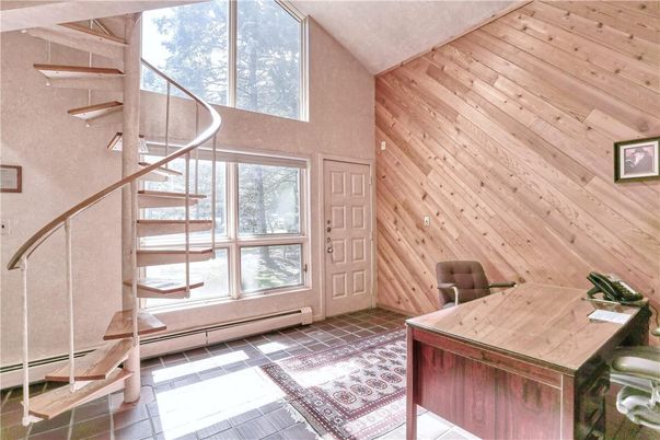Home Office, Interior, Wooden Walls
